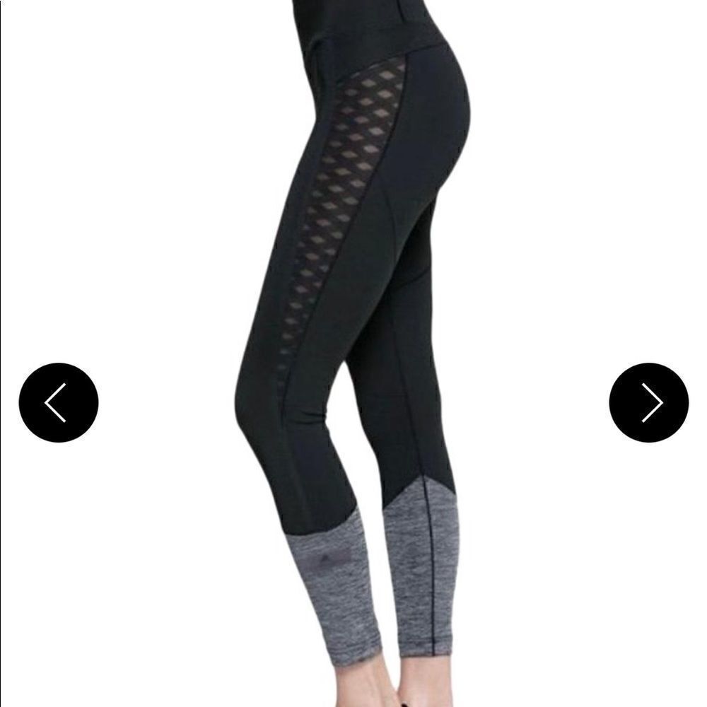 adidas By Stella McCartney- Black/Grey Ultra Climacool leggings